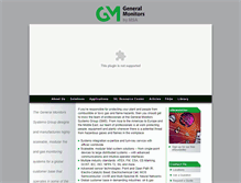 Tablet Screenshot of gmsystemsgroup.com